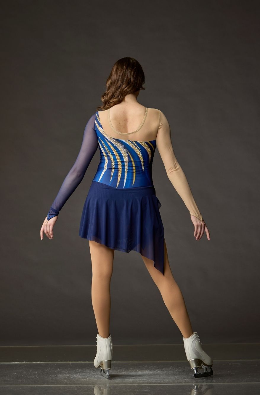 Sparkling Feather - Navy - Elite Xpression