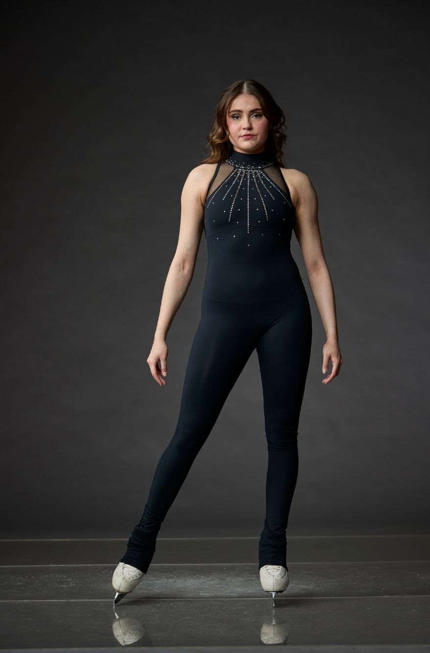 Black Elegance one piece - Beaded - Elite Xpression