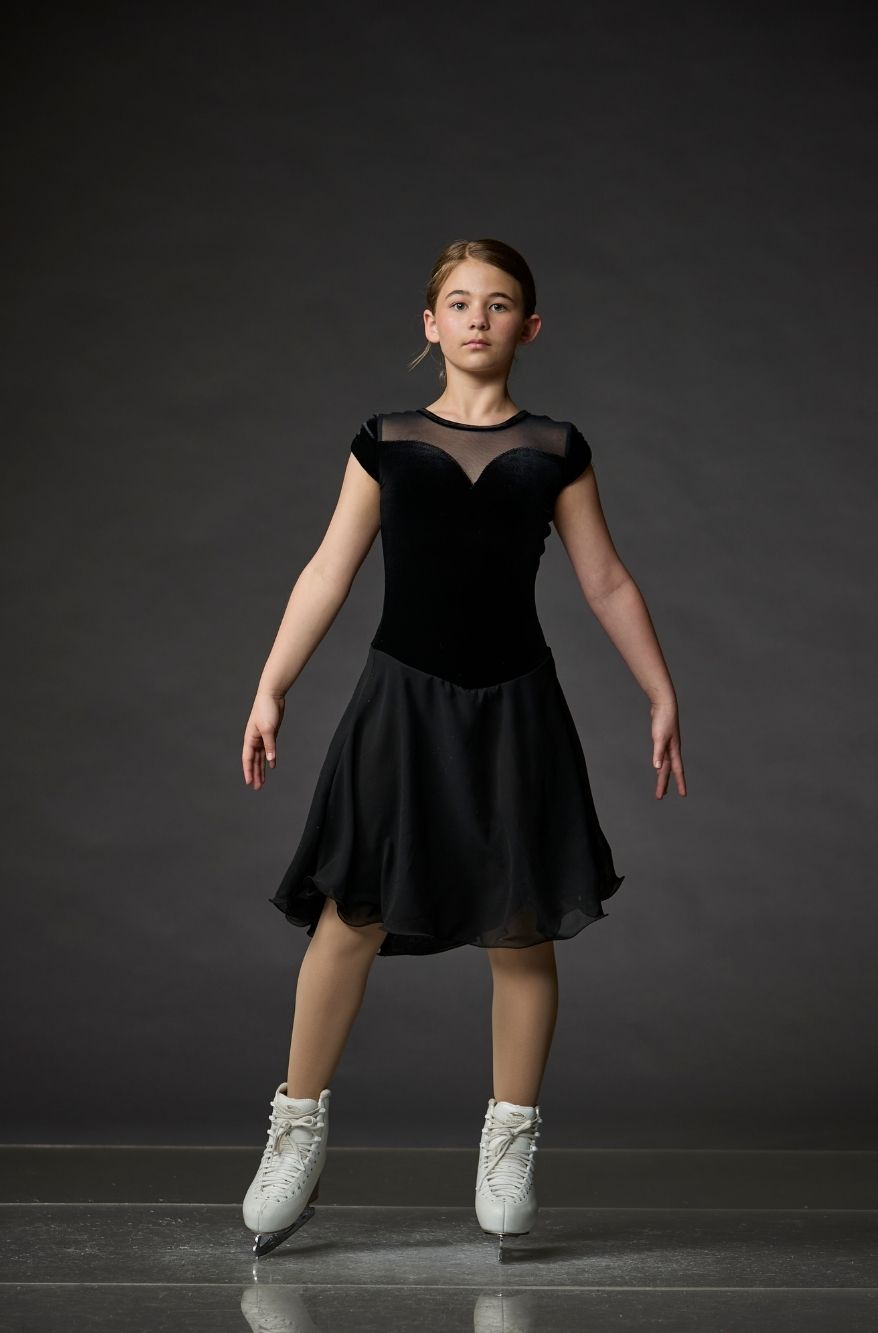 Classic Black Dance Dress - Elite Xpression