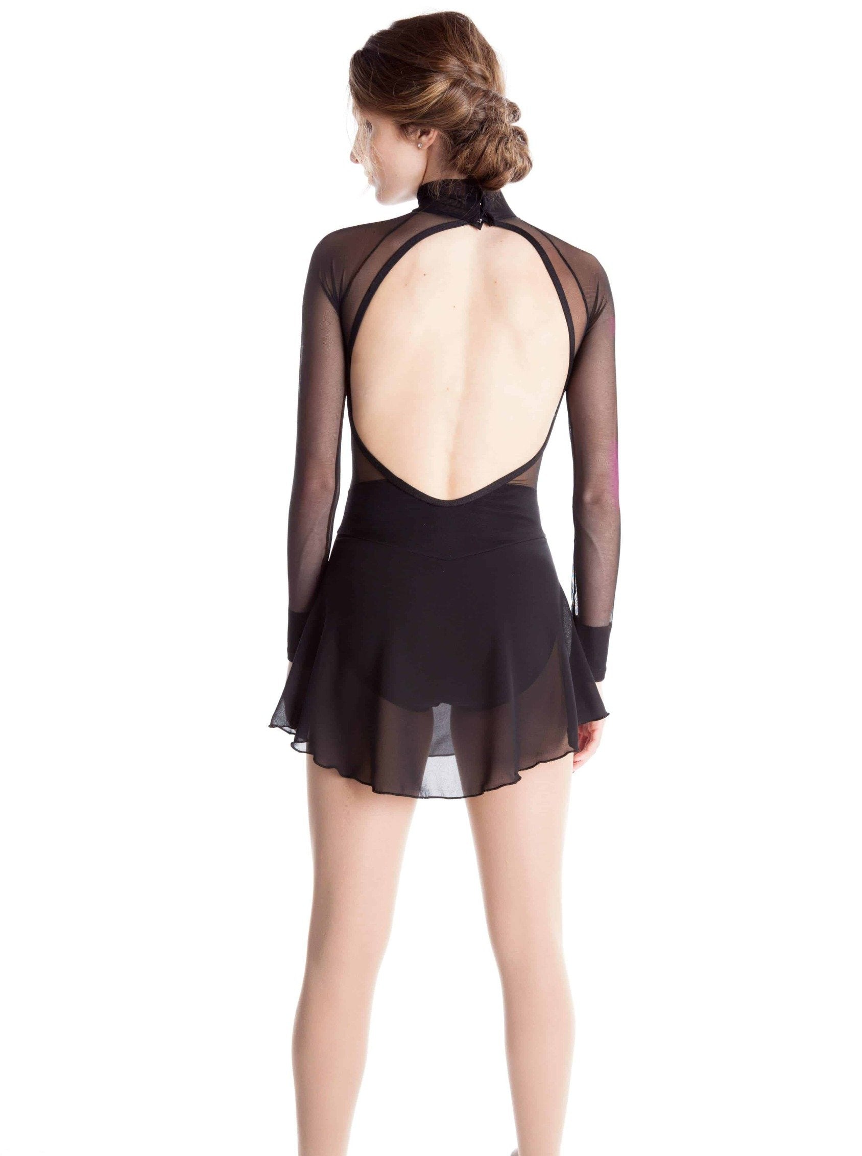Crop Top Black Dress - Elite Xpression