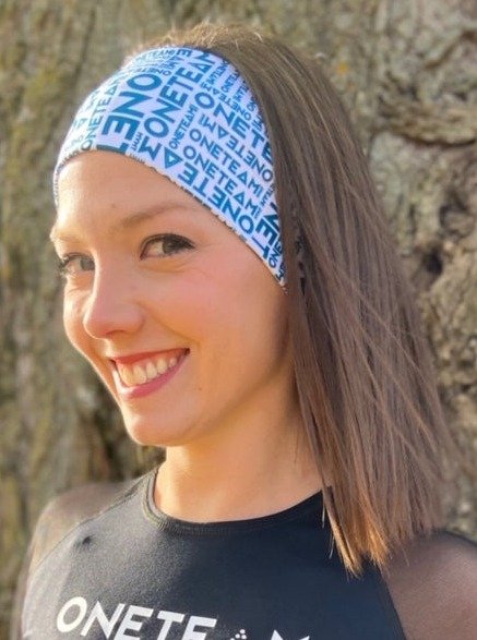 OTM Headband - Blue and White - Elite Xpression