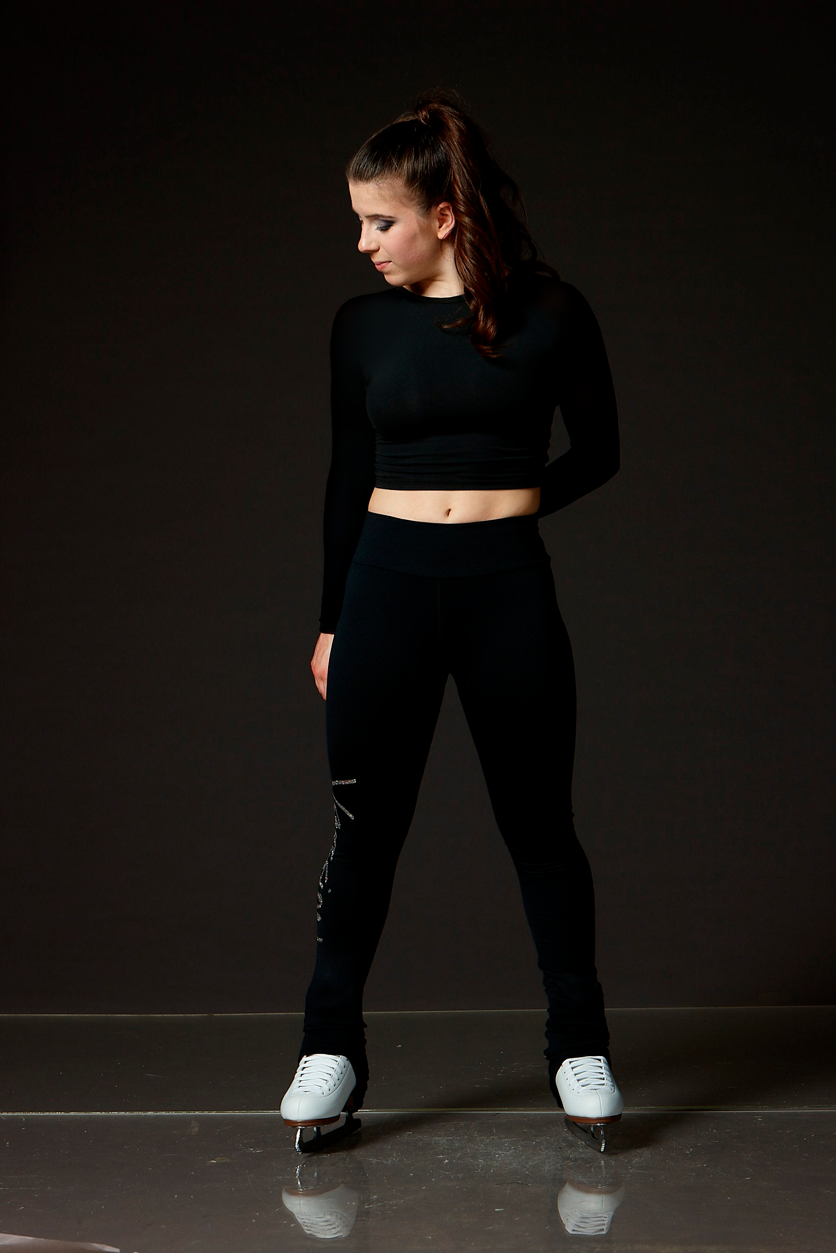 Reversible Crossed Black Shirt