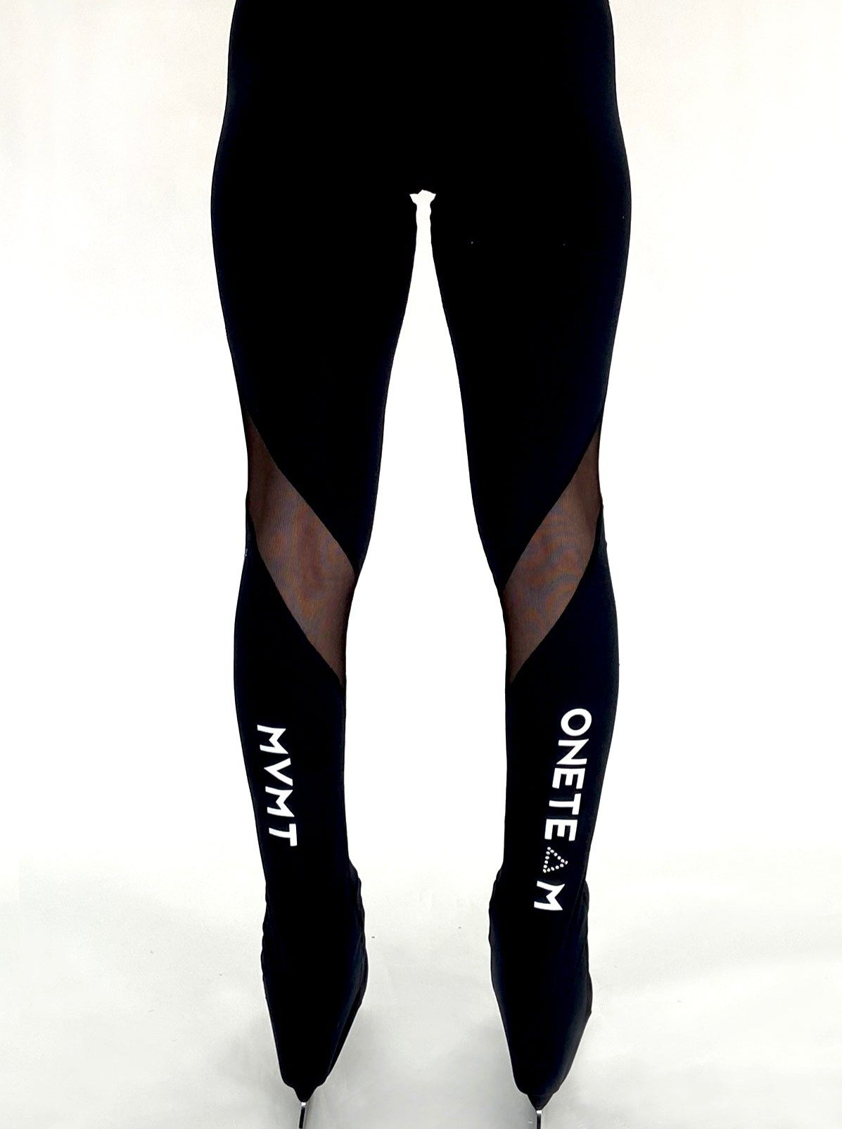 Black High Waist Supplex OTM Legging With Mesh - Elite Xpression