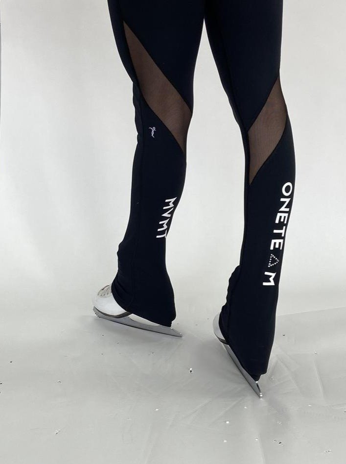 Black High Waist Supplex OTM Legging With Mesh - Elite Xpression