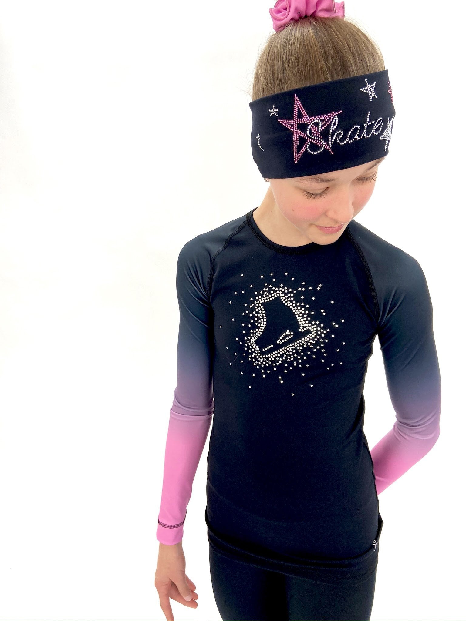 Faded Pastel Sprinkle Skate Top - Pink - Elite Xpression