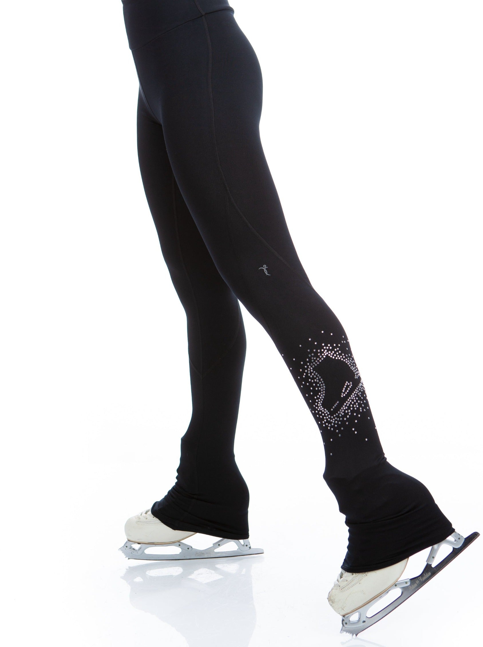 High Waist Pastel Sprinkle Skate Legging - Crystal - Elite Xpression