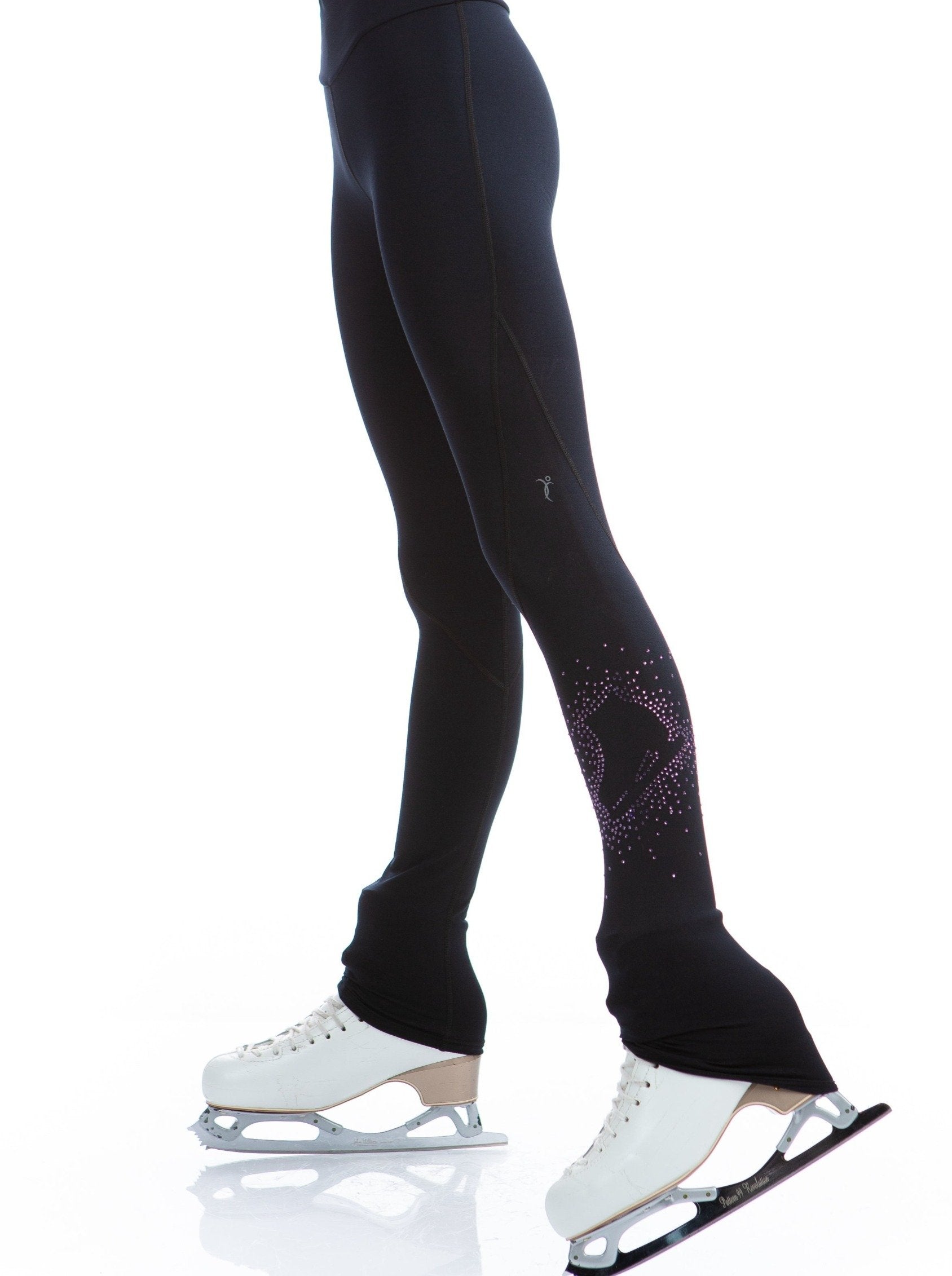 High Waist Pastel Sprinkle Skate Legging - Lilac