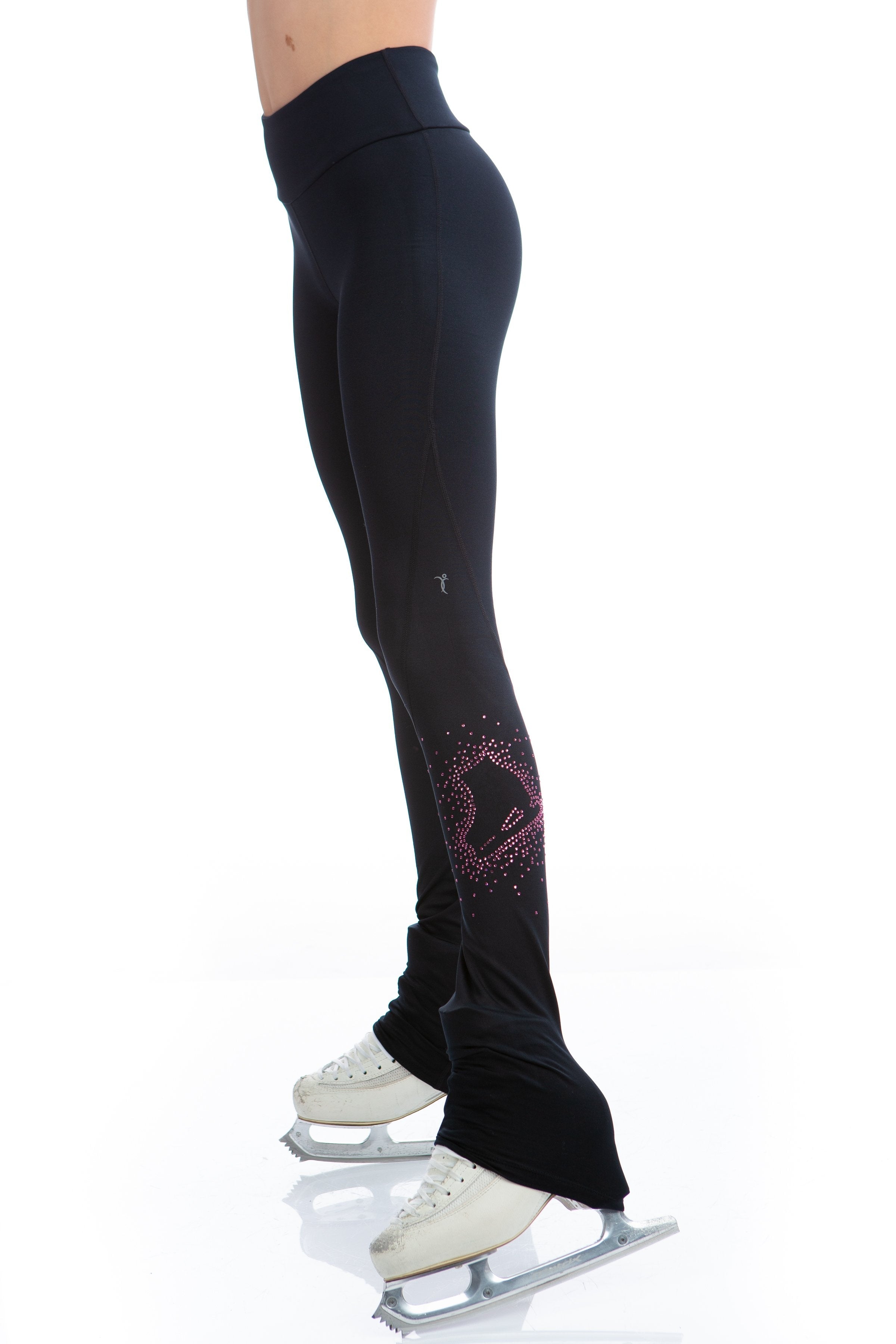 High Waist Pastel Sprinkle Skate Legging - Pink - Elite Xpression
