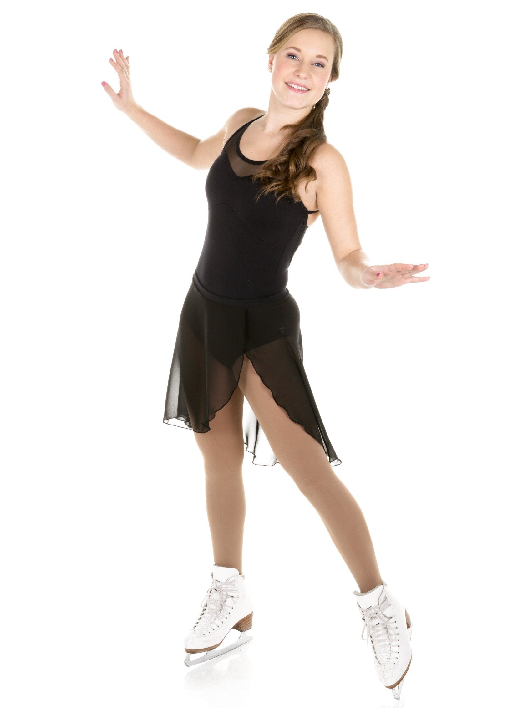 Body in Supplex with Fancy Straps - B101-BK