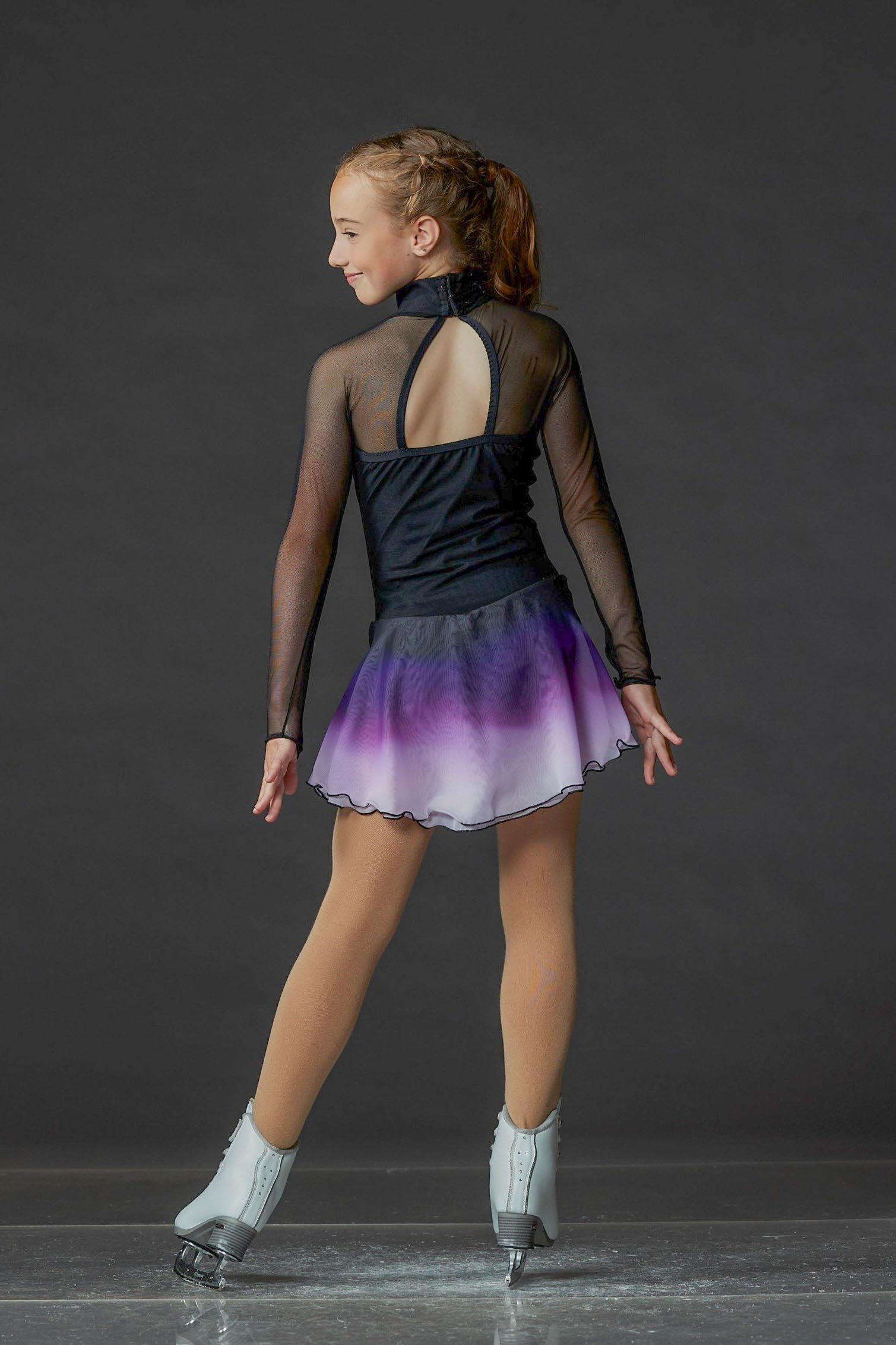 Robe dégradée mauve
