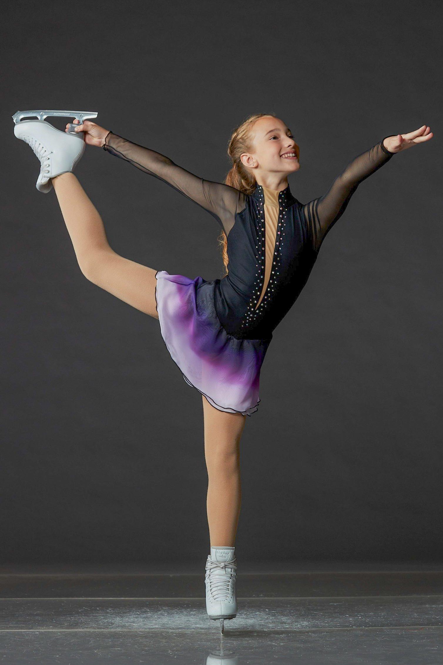 Robe dégradée mauve