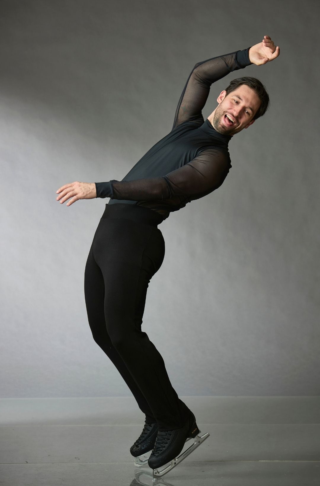 Men's Shirt with Built-in Briefs - Long Mesh Sleeve