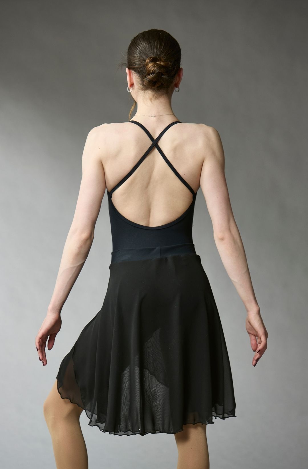 Body in Supplex with Straps - Black - Elite Xpression
