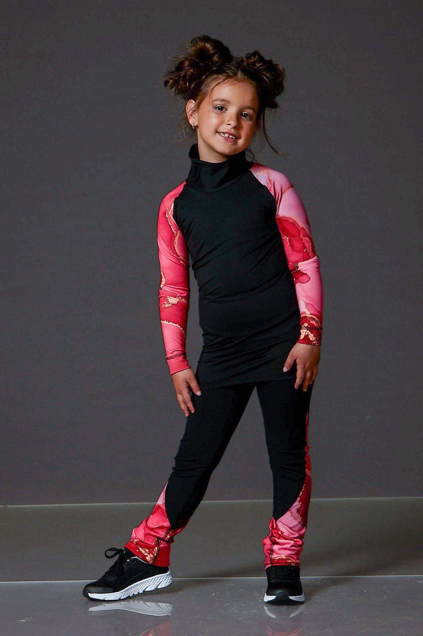 Performance Long Sleeve Turtleneck - Coral
