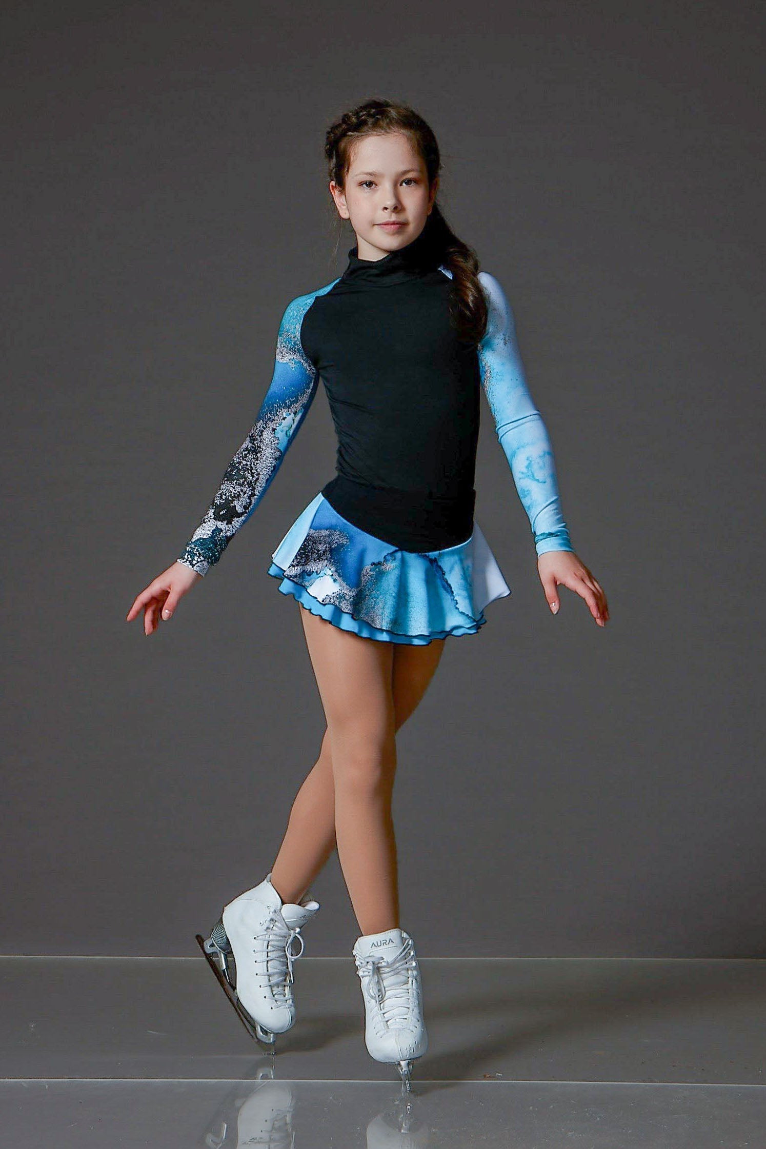 Performance Long Sleeve Turtleneck - Turquoise