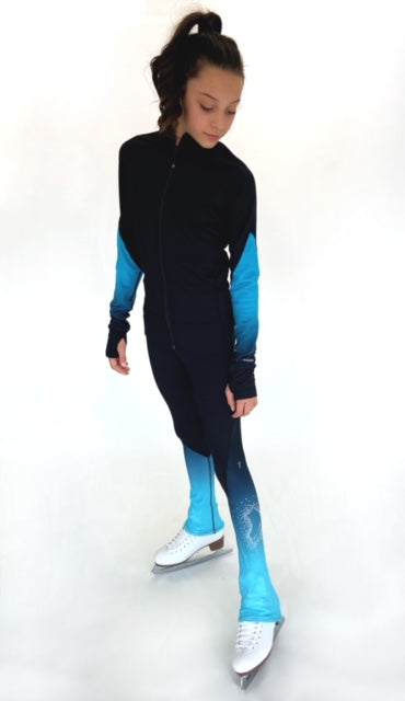 Faded Blue Skate Like a Star Jacket - Elite Xpression
