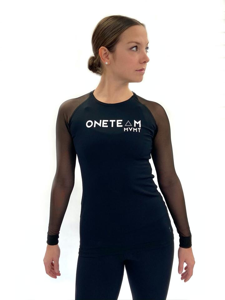 OTM Elite Long Sleeve Mesh and Crystal Accents - Elite Xpression