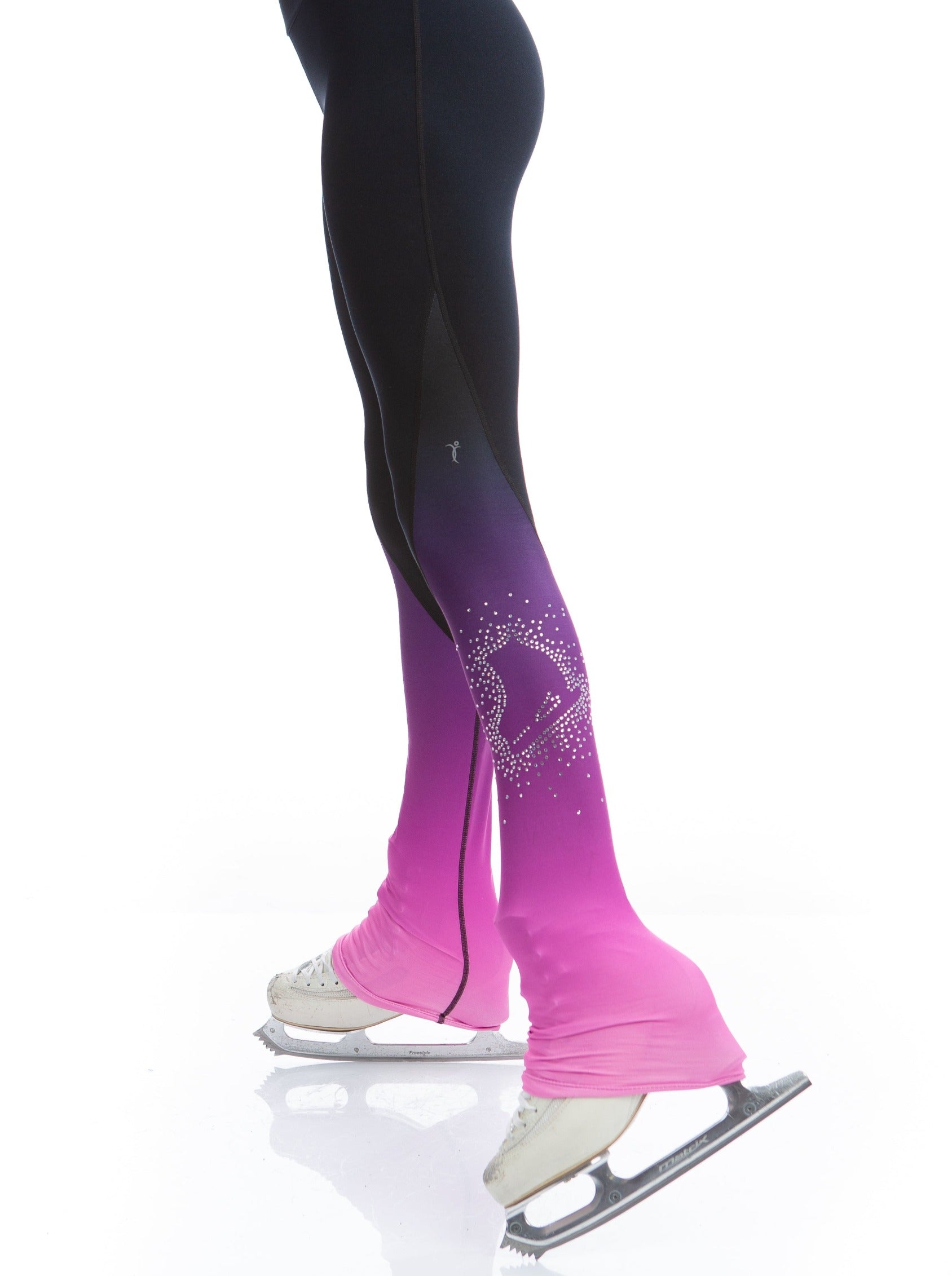 High Waist Faded Legging Pink  EliteXpression Figure Skating