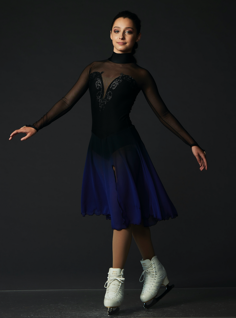 Robe patinage artistique femme fille robe patinage sur glace robe